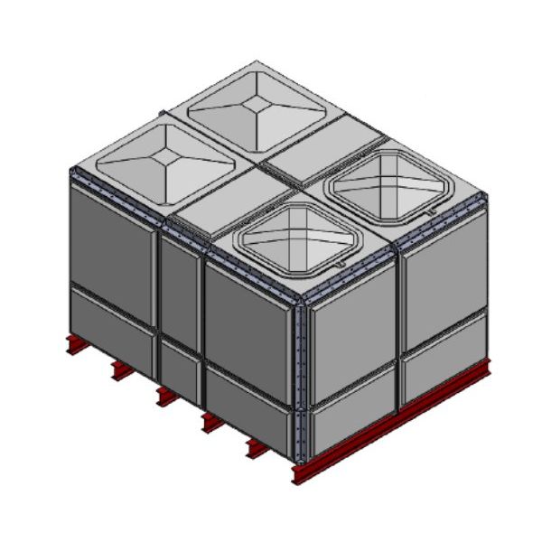 GRP Sectional Divided TIF Tanks