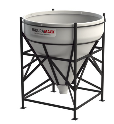 Enduramaxx 2000 Litre Cone Tank Open Top with 60° base