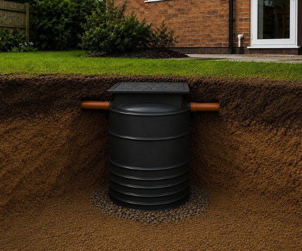 Below Ground Rainwater Harvesting Tanks