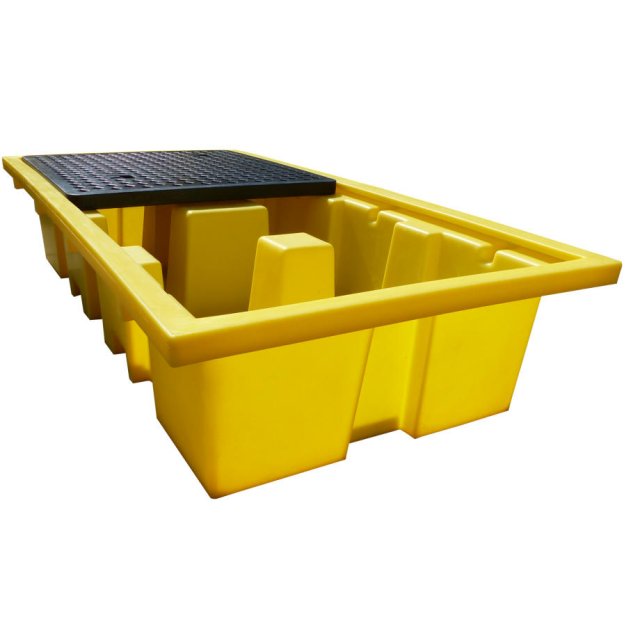 Double IBC Spill Pallet - grids removed