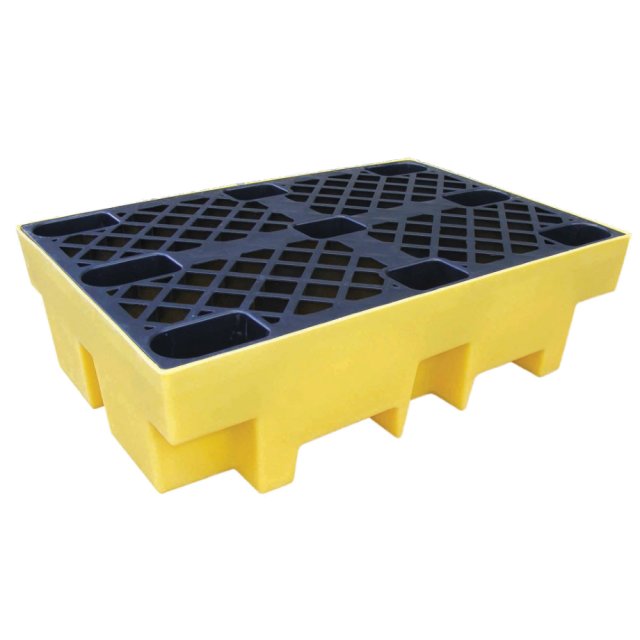 2 Drum Spill Pallet, Recycled Polythene