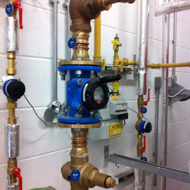 Water Meter WRAS 4' with 1:100 Pulse Reader