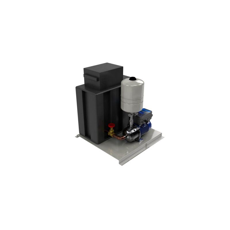 67L CAT5 Single Variable Speed Pump Booster Set & Tank, 75l/min @ 5.0bar