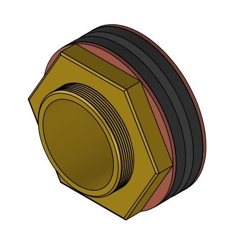 1 1/2' BSP Essex Flange, IXO-E1R