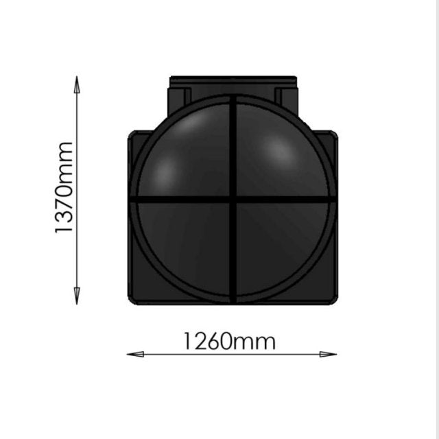 3400 Litre Underground water storage tank
