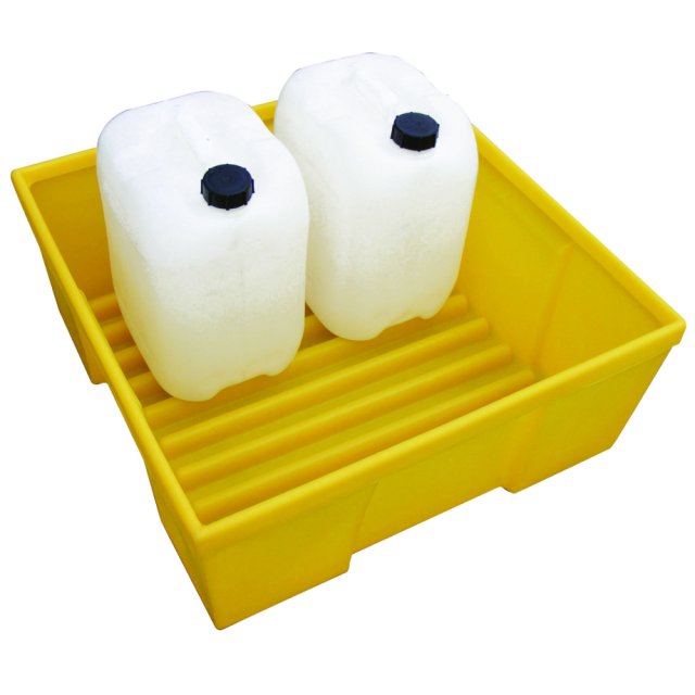 Spill drip tray base only, 110 Litre, top view