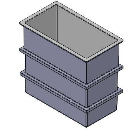 501 Litre Open Top GRP Water Tank
