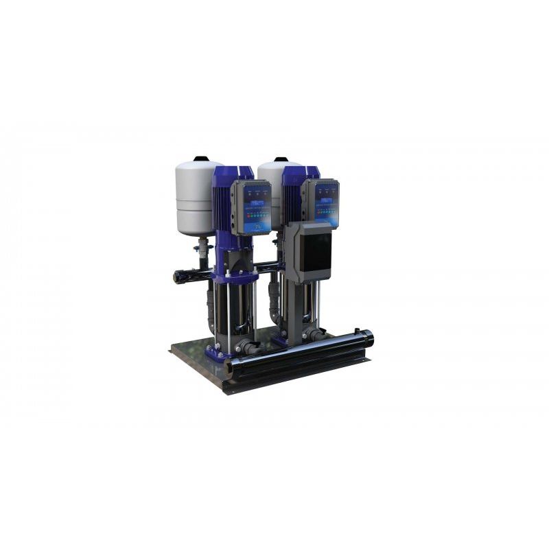 2' Twin Variable Speed Vertical Booster Pump Set Mid curve duty - 170l/min @ 11bar D/A