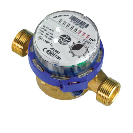 Water Meter WRAS 1/2' with 1:1 Pulse Reader