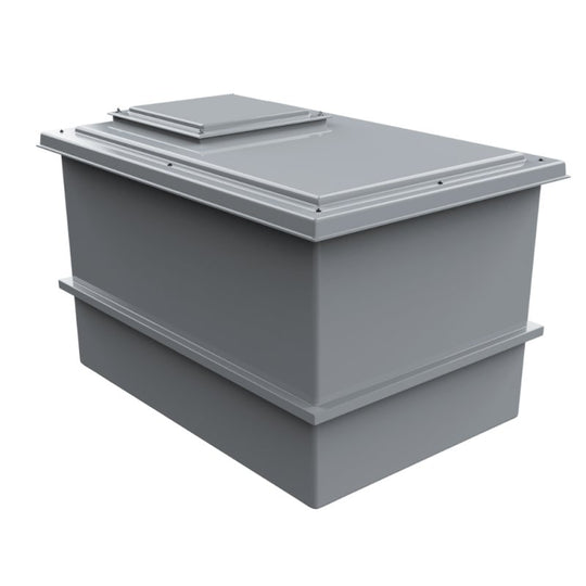 1500 Litre GRP Water Tank, Insulated