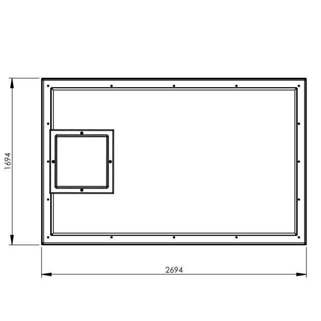3750 Litre GRP Water Tank, Insulated