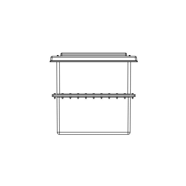 454 Litre GRP Water Tank - Two Piece Insulated