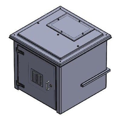 500 Litre GRP Pump Enclosure with built in Tank, AG air gap 1000-500