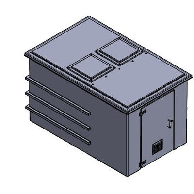 3375 Litre GRP Pump Enclosure with built in Tank, AG air gap 5625-3375