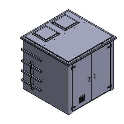 3000 Litre GRP Pump Enclosure with built in Tank, AG air gap 8000-3000