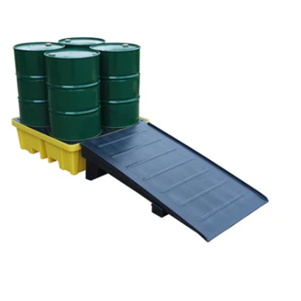 4 Drum Spill Pallet with 4-way FLT Access
