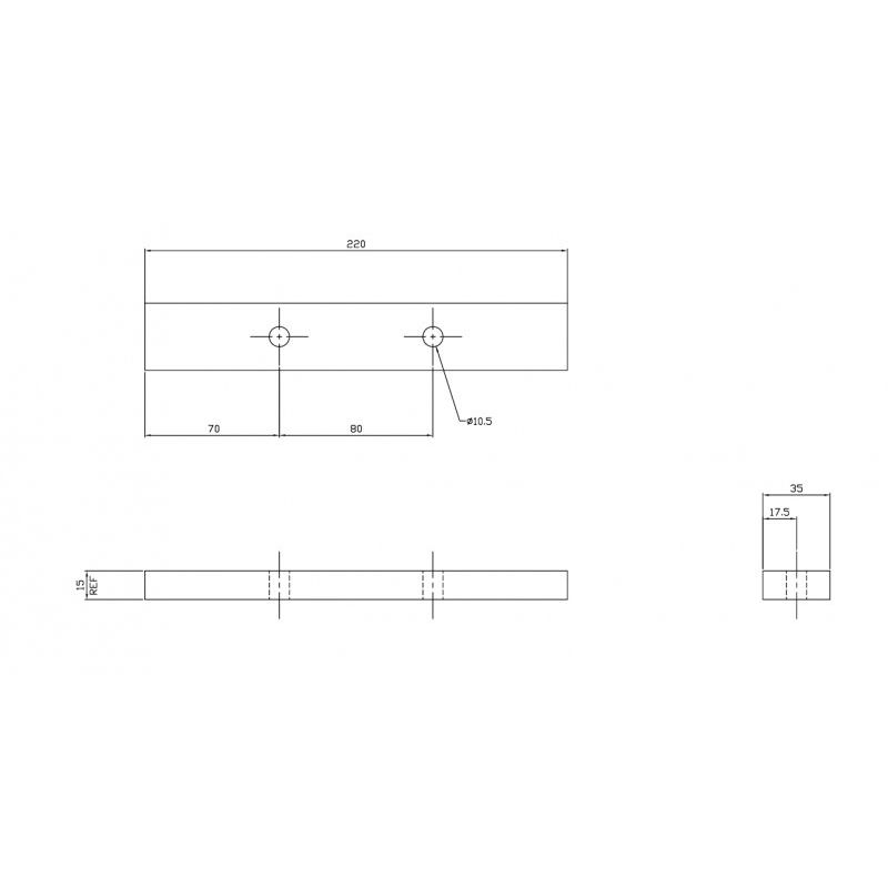 BD Metal Top Retaining Plate for Front Bearing