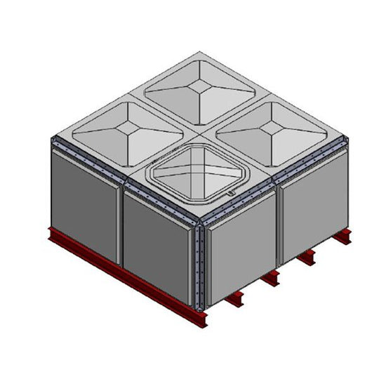 5315 Litre GRP Sectional Water Tank, Totally Internally Flanged (TIF)