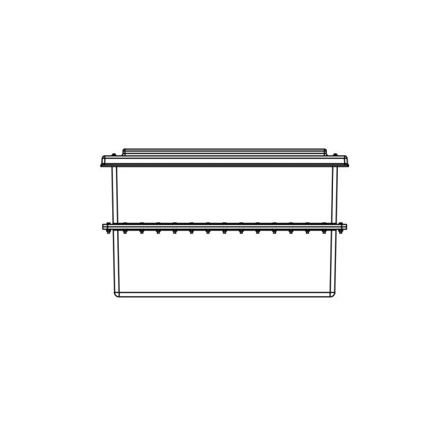 680 Litre GRP Water Tank - Two Piece Insulated