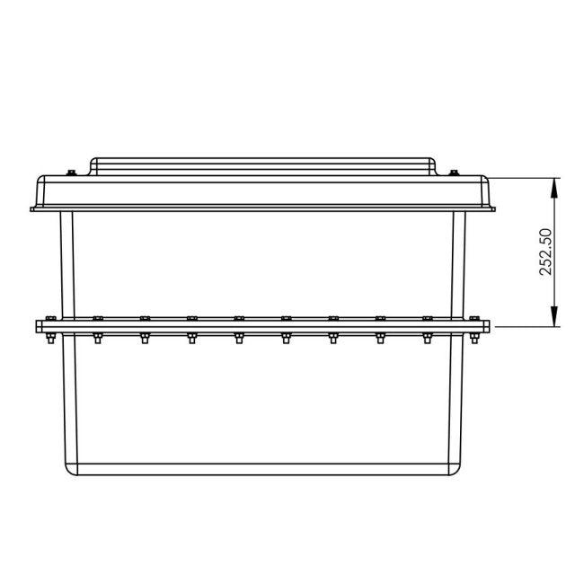 90 Litre GRP Water Tank - Two Piece Insulated