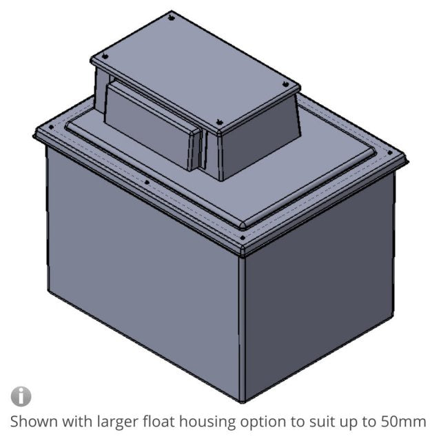 909 Litre Type AB Air Gap GRP Break Tank, Insulated, Cat 5