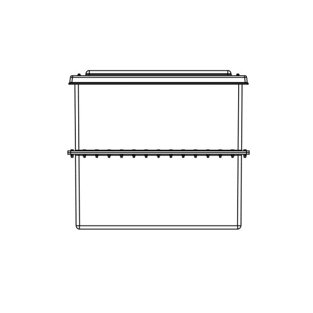 909 Litre GRP Water Tank - Two Piece Insulated