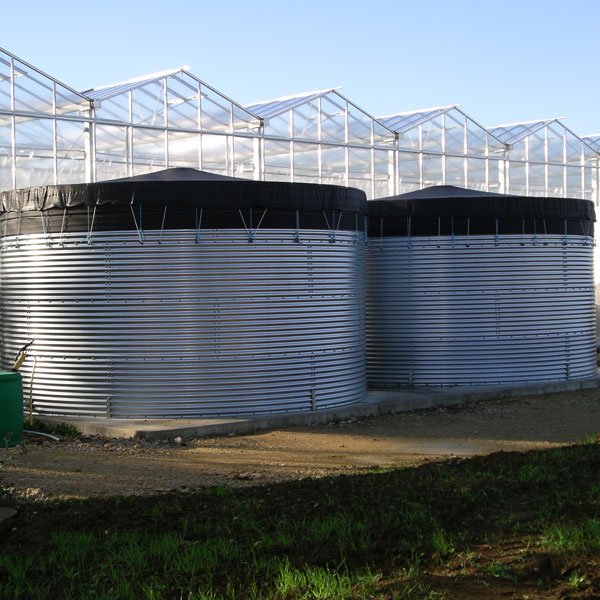50,000 Litre Galvanised Steel Water Storage Tank