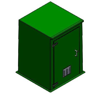 GRP Booster Enclosure PWH-1x1x1.5
