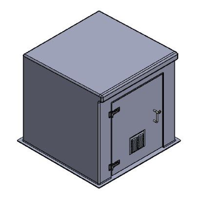 GRP Booster Enclosure PWH-1.2x1.2x1.2