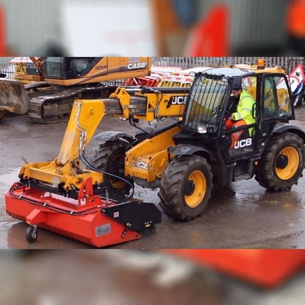 Quick Hitch Hydraulic Sweeper/Collector Attachment