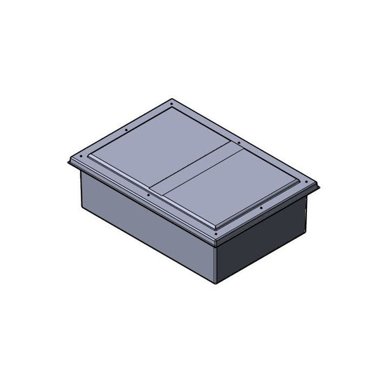 750 litre divided grp tank