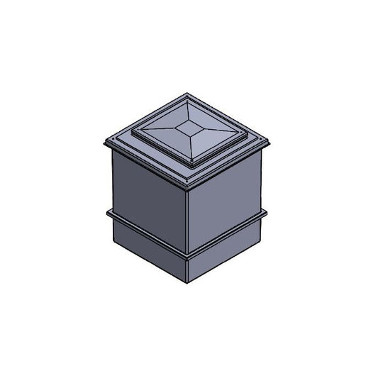 1220 litre divided grp tank