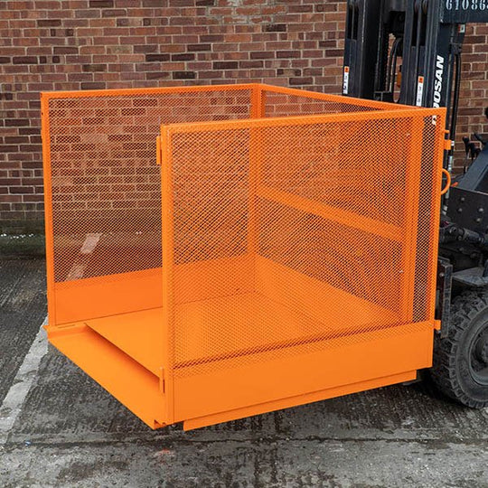 Crane Pallet Fork Cage - Forklift Attachment