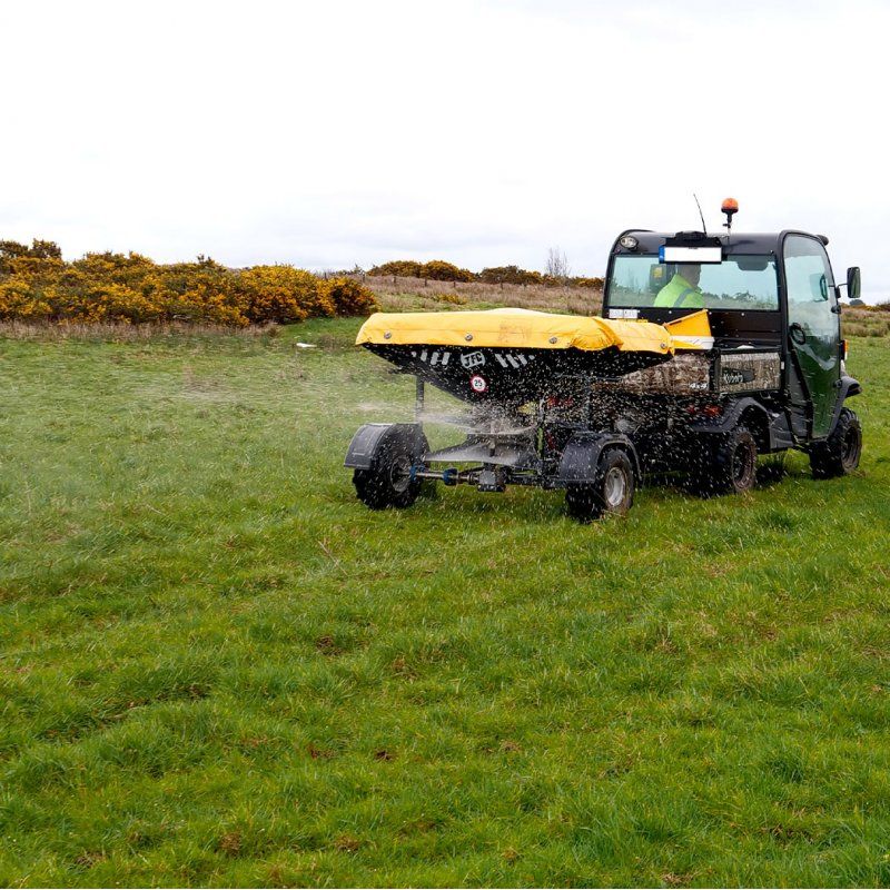 JFC Manually Controlled ATV Fertiliser Spreader