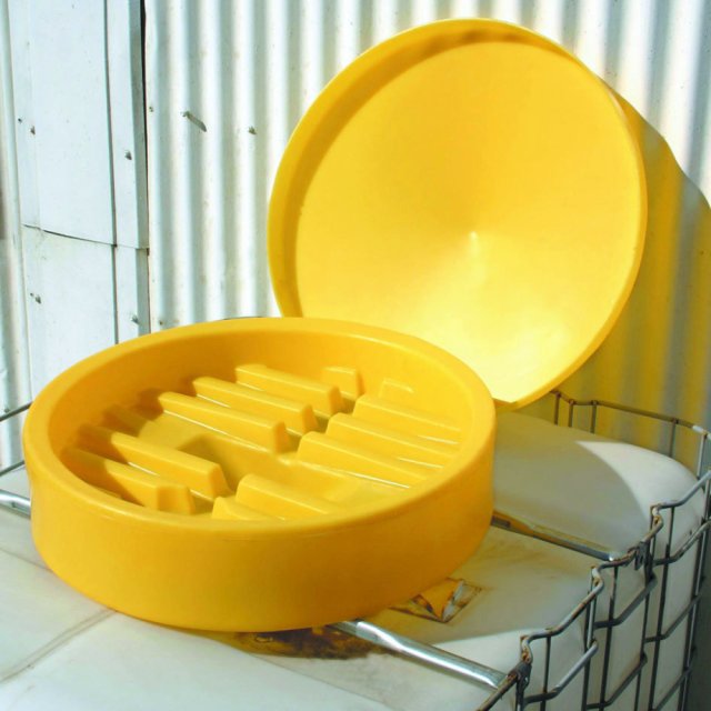 Pack of 8 IBC Funnel with Lid and Strainer