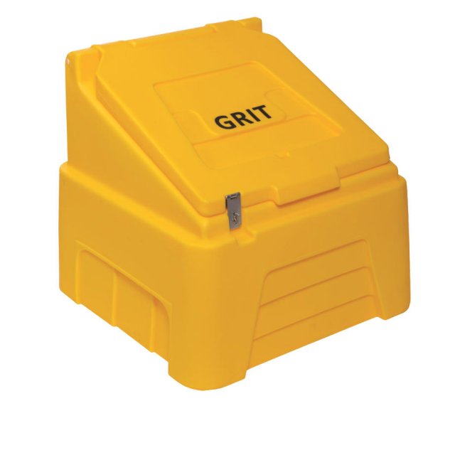 200 Litre Plastic Salt Bin, Yellow