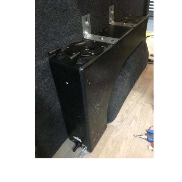24 Litre Wheel Arch Tank in situ