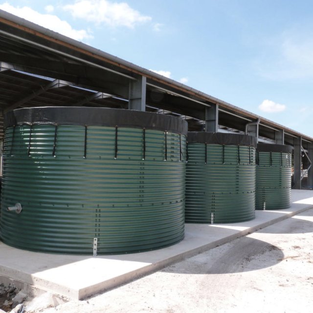 16,000 Litre Coated Steel Water Storage Tank