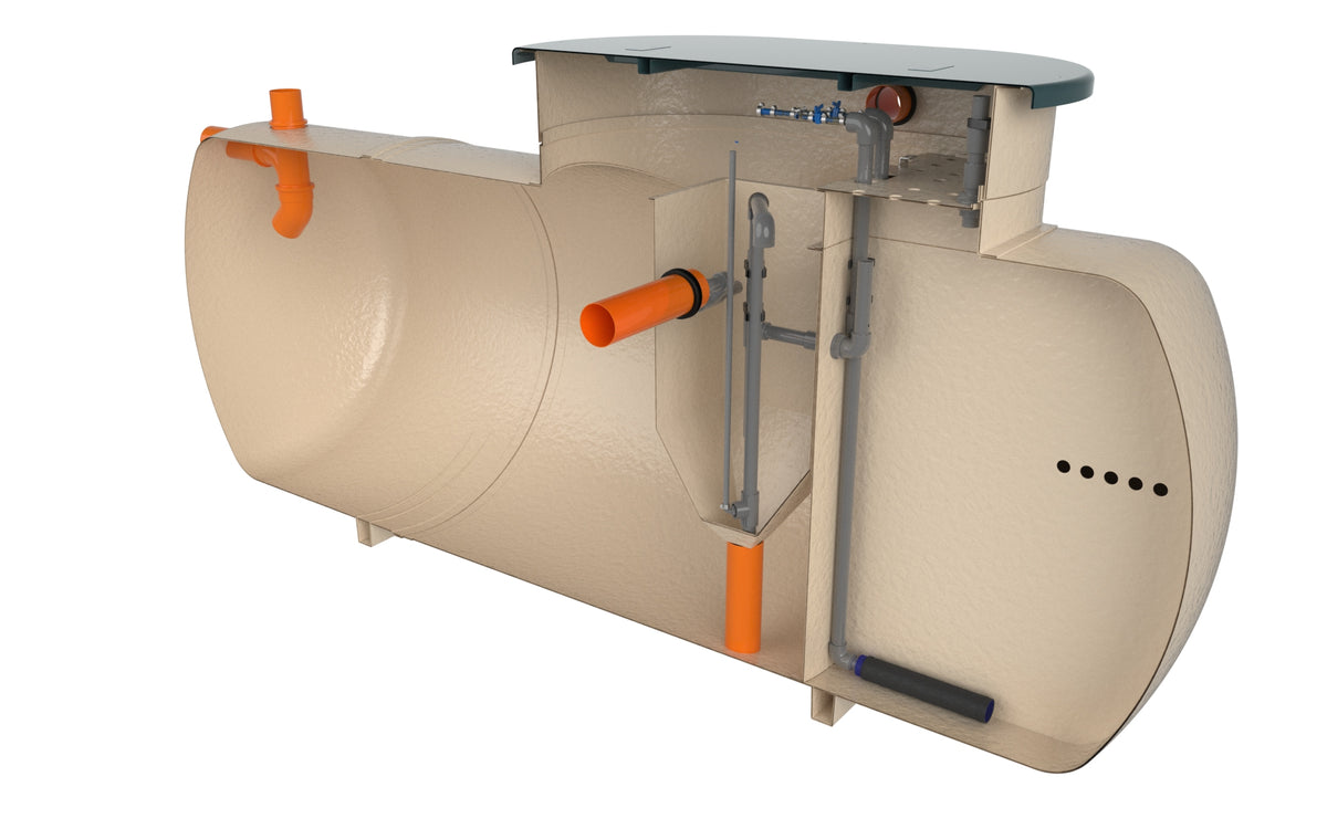 Klargester Bioficient Pro GRP Tank - internal view