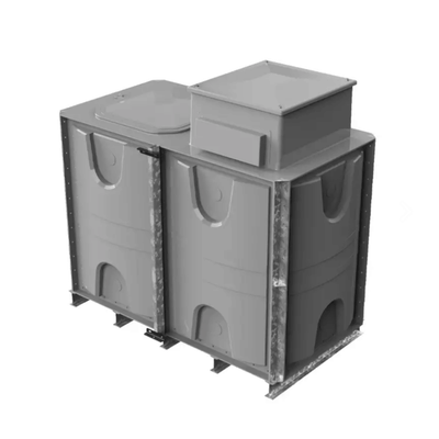 PW.2x1x1.5.IFB-AB Grey GRP Sectional Water Tank, Internally Flanged Base, AB Airgap (IFB)