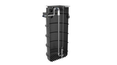 TD Mini Single Sewage Pump station, 1900 litre tank