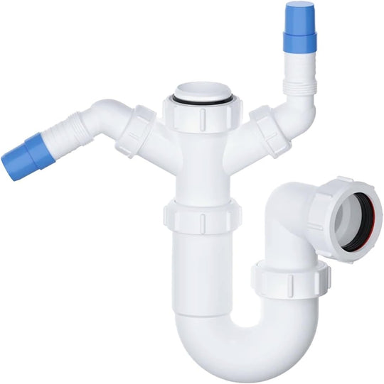 40mm Telescopic Adjustable Twin Nozzle Swivel Appliance Trap