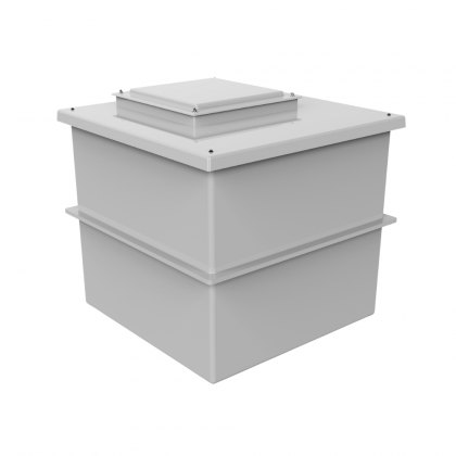 Two Piece insulated GRP break Tank Two Piece insulated GRP break Tank