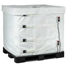 IBC Heater for 1000L IBC. 2 x heat bands with individual digital controllers (0-90ºC) FDA Approved IBC Heater for 1000L IBC. 2 x heat bands with individual digital controllers (0-90ºC) FDA Approved