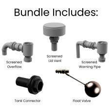 160 Litre GRP Water Tank, Insulated - Bundle 160 Litre GRP Water Tank, Insulated - Bundle