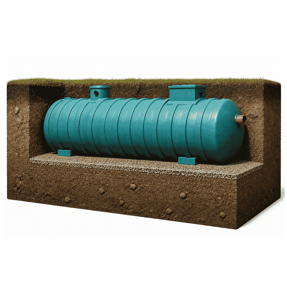 30,000 Litre Industrial Underground GRP Water Tank
