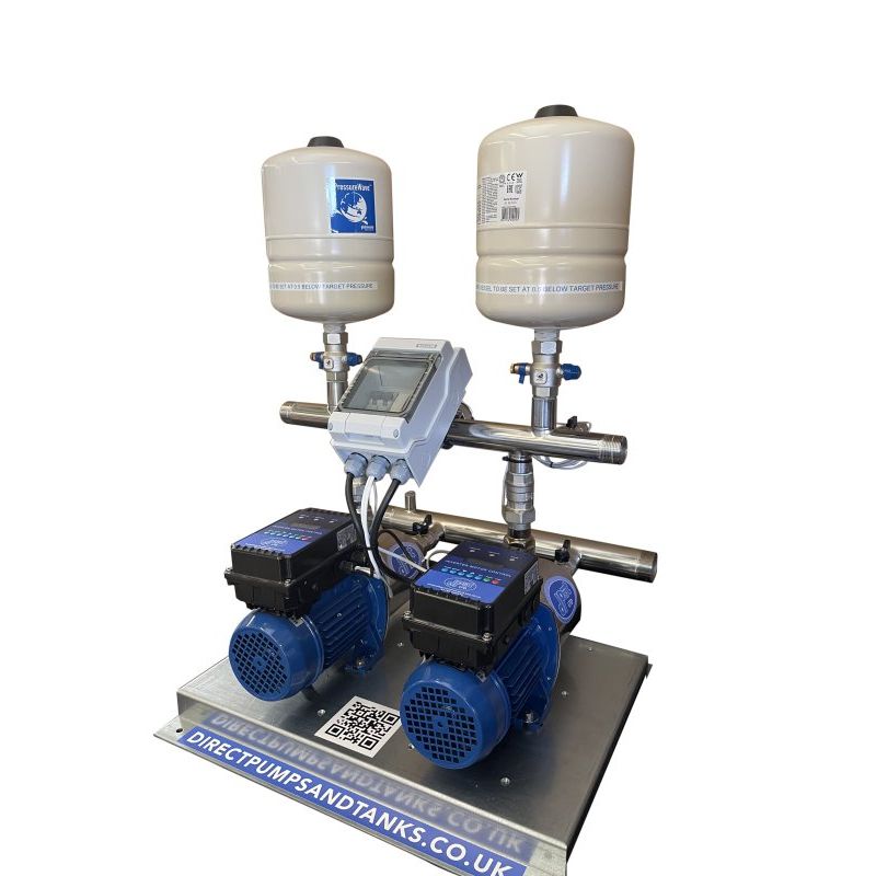 2' Twin Pump Booster Set, 100 l/min @ 5.25 Bar