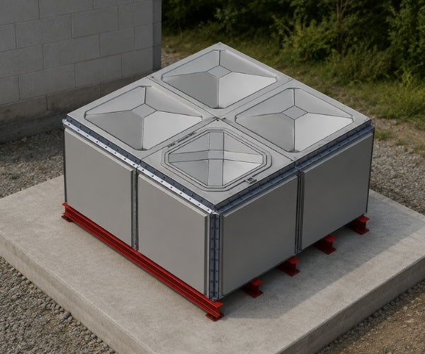 GRP Sectional Divided IFB Tanks
