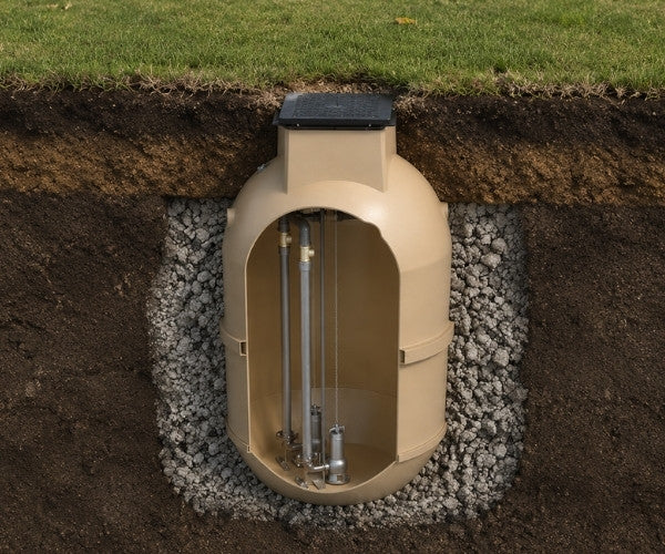 Single Pump Sewage Pump Stations