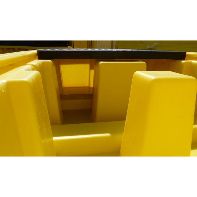 Double IBC Spill Pallet - inside bund